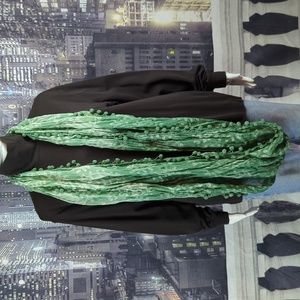 Batik Pom Infinity Scarf Made in India